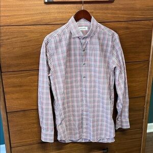 Twillory Men's Checkered Shirt - Red and White